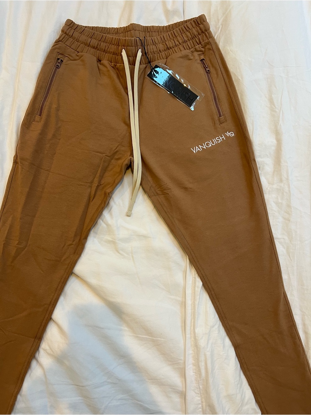 Vanquish Athletics Men's Brown Jogger Sweatpants